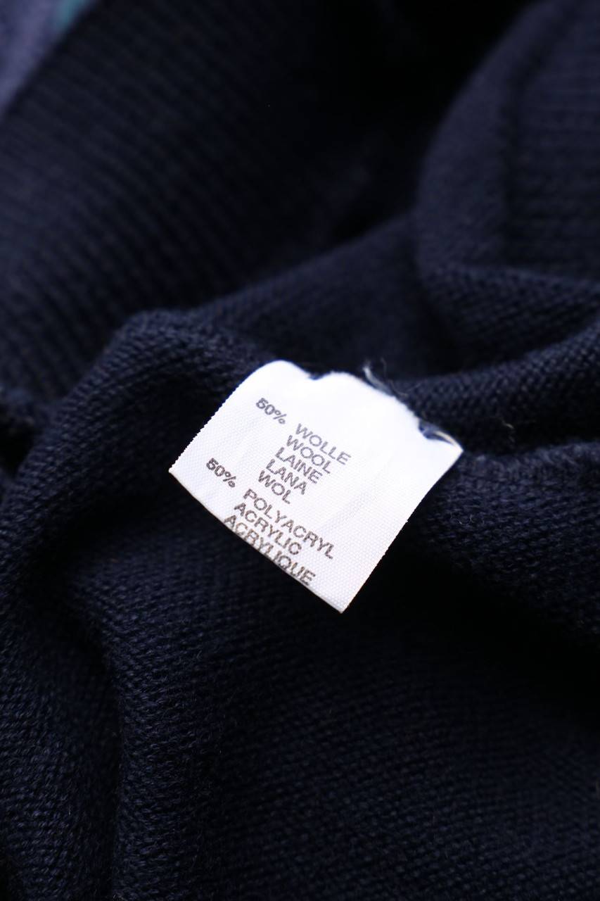 Carou Coletti STUDIO V-Neck-Pullover Aus Woll-Mix Mit Streifen