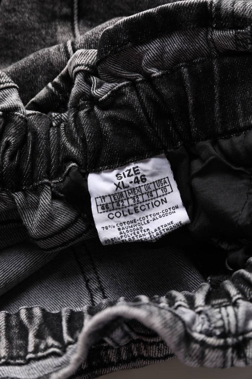 Carou COLLECTION Used Look Jeans-Shorts Mit Raffungen