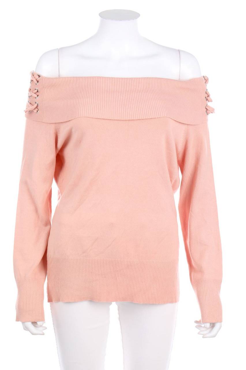 Carou COLLOSEUM Carmen-Strick-Pullover aus Viskose-Mix
