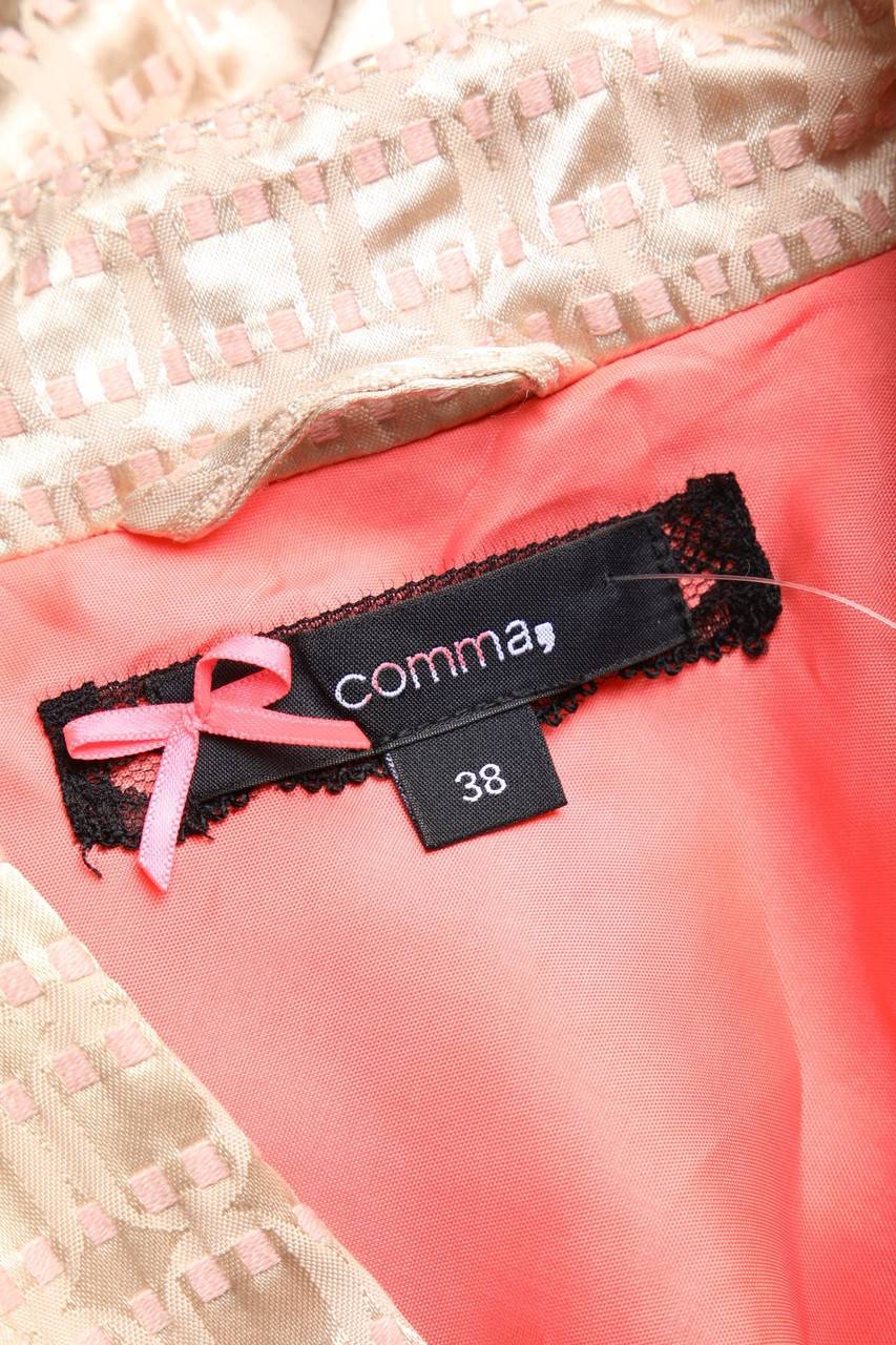 Carou Comma Blazer Aus Jacquard Mit Metallic-Effekt