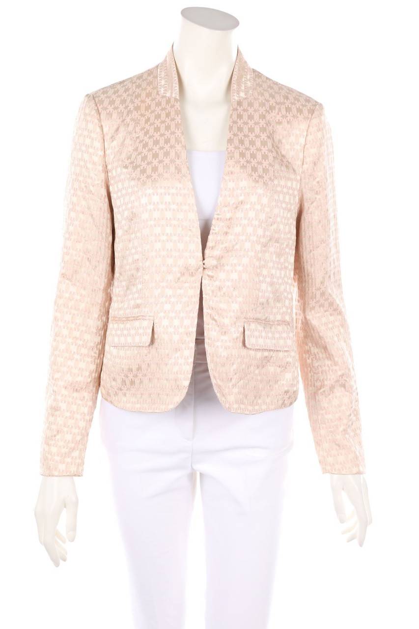 Carou comma Blazer aus Jacquard mit Metallic-Effekt
