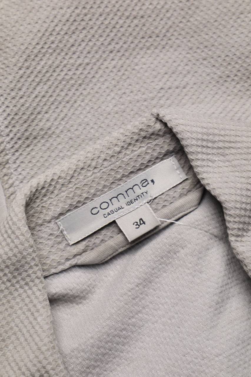 Carou Comma Garment Dyed-Jersey-Blazer Mit Aufgesetzten Taschen