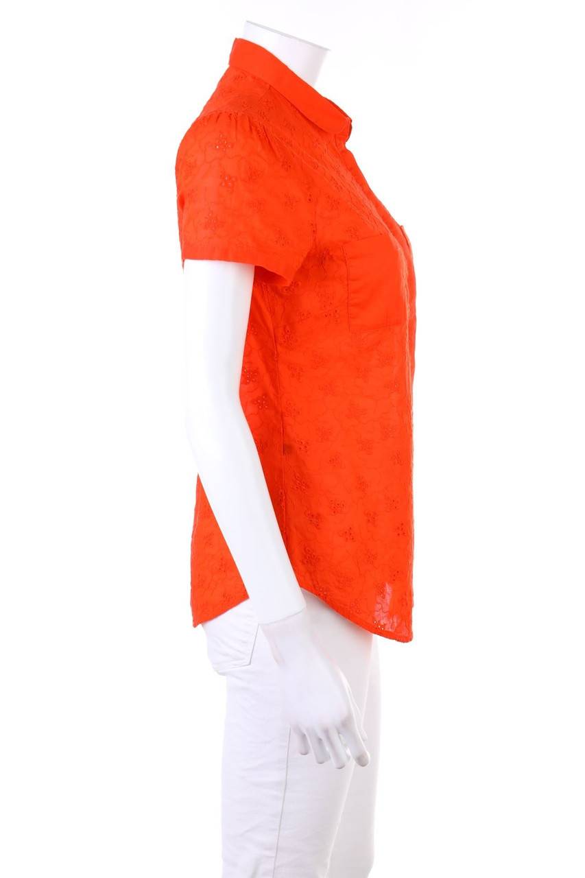 Carou COMPTOIR DES COTONNIERS Hemd-Bluse Mit Kurzem Ärmel Aus Lochspitze