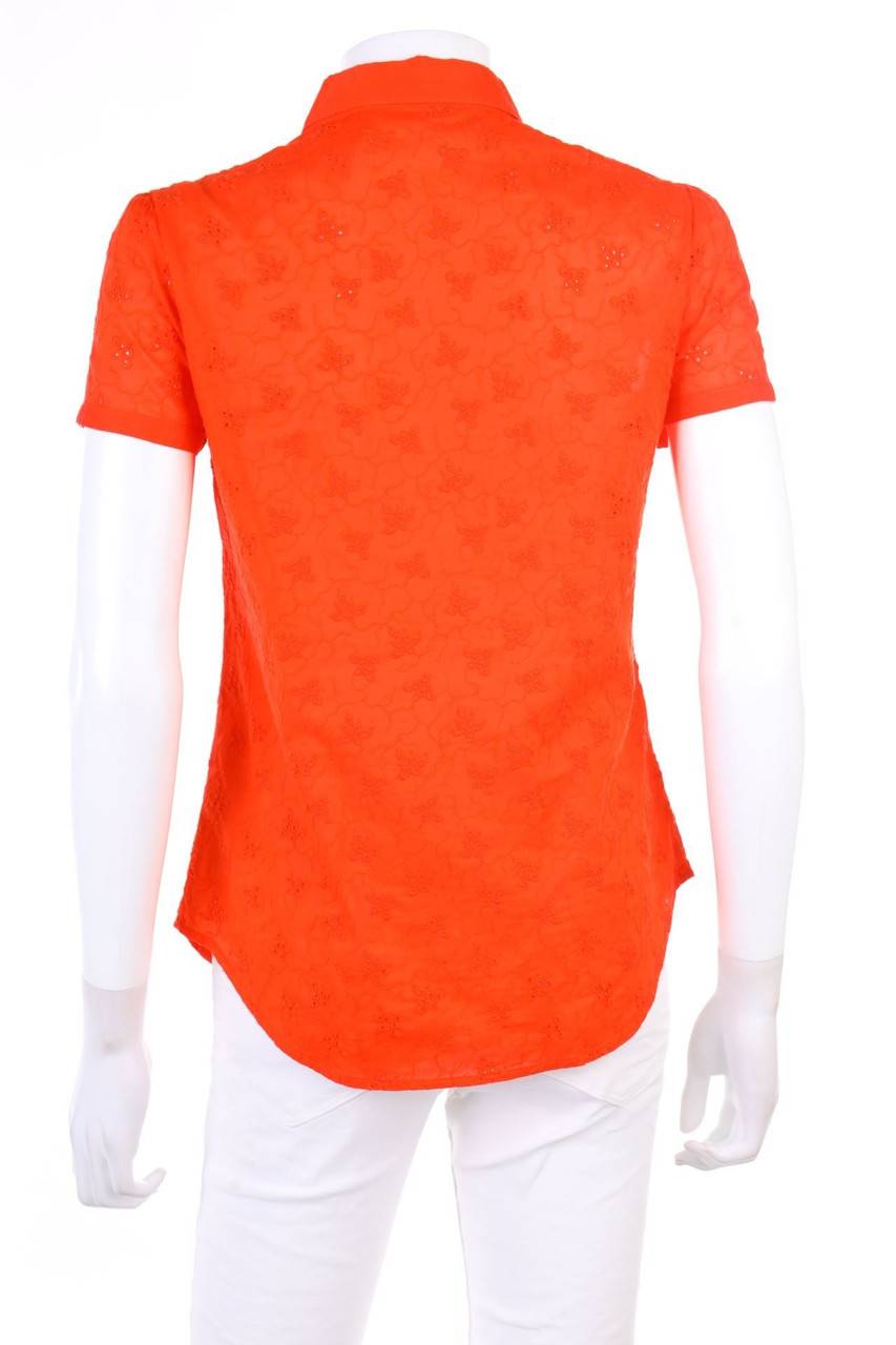 Carou COMPTOIR DES COTONNIERS Hemd-Bluse Mit Kurzem Ärmel Aus Lochspitze