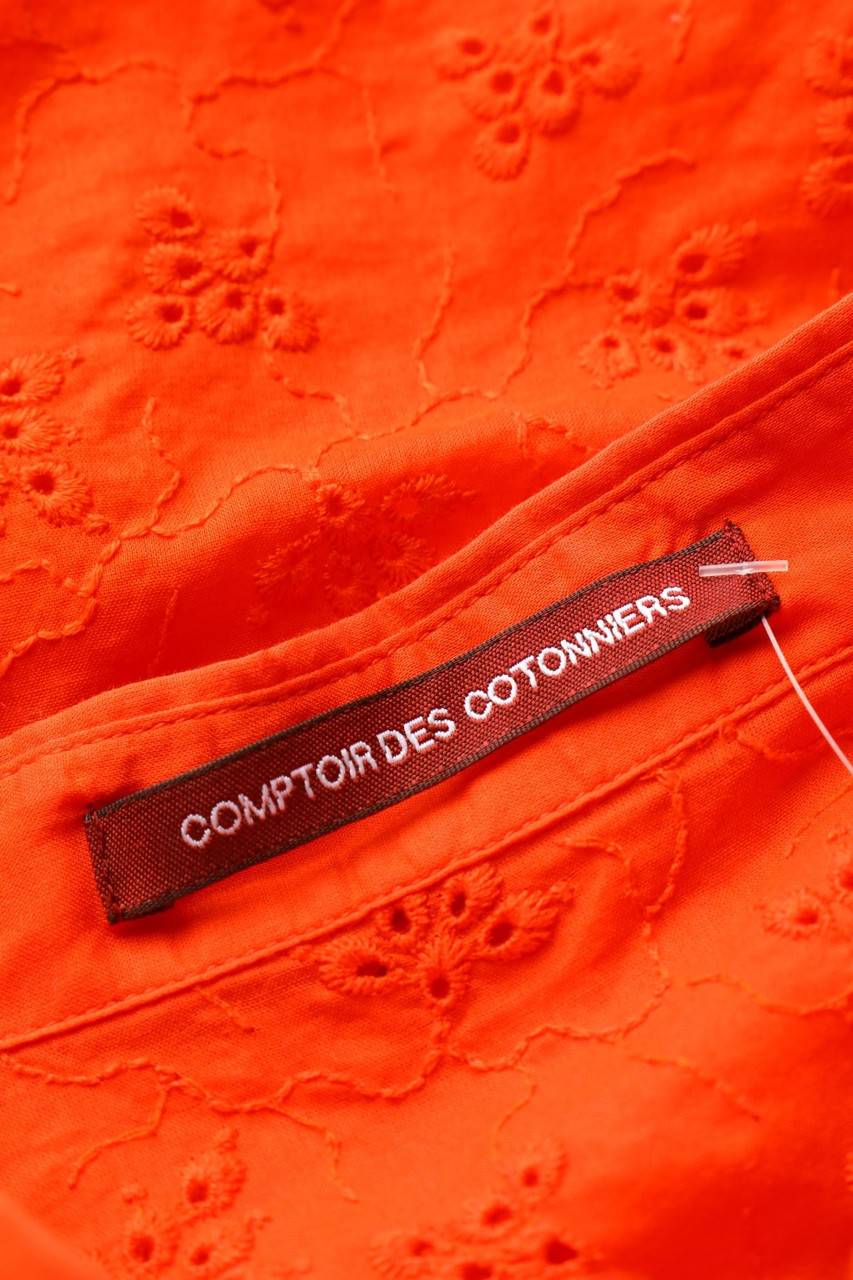 Carou COMPTOIR DES COTONNIERS Hemd-Bluse Mit Kurzem Ärmel Aus Lochspitze