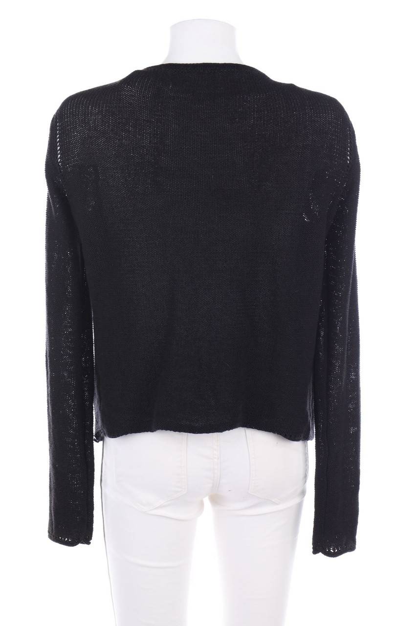 Carou Cop.copine Cardigan Aus Leinen-Mix Mit Fransen