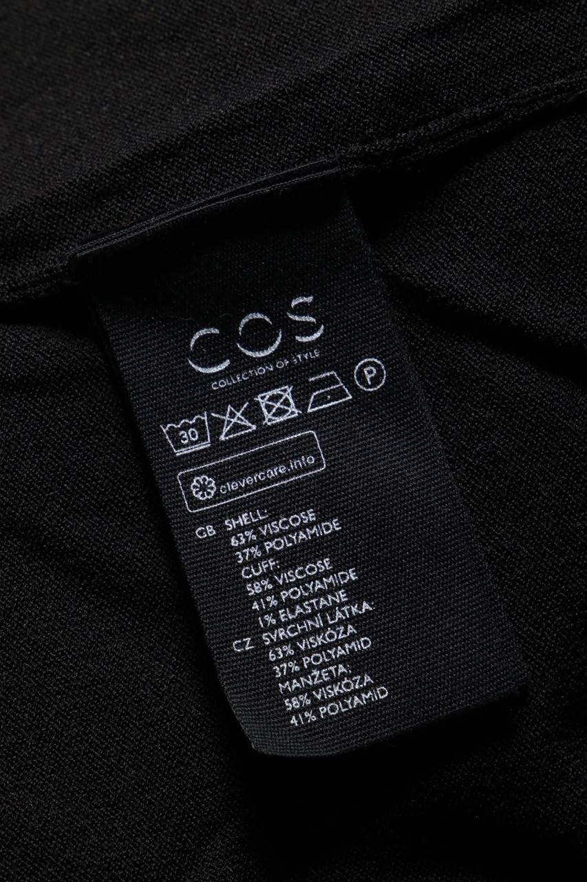 Carou COS Strick-Pullover Aus Viskose-Mix Mit Trompetenärmeln