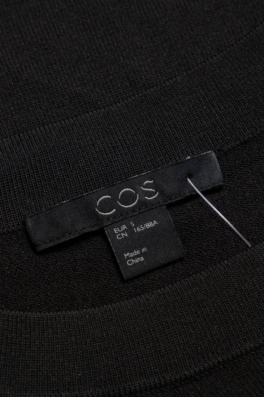 Carou COS Strick-Pullover Aus Viskose-Mix Mit Trompetenärmeln