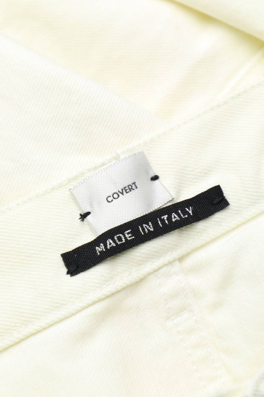 Carou COVERT Destroyed Straight Cut Jeans Aus Baumwolle