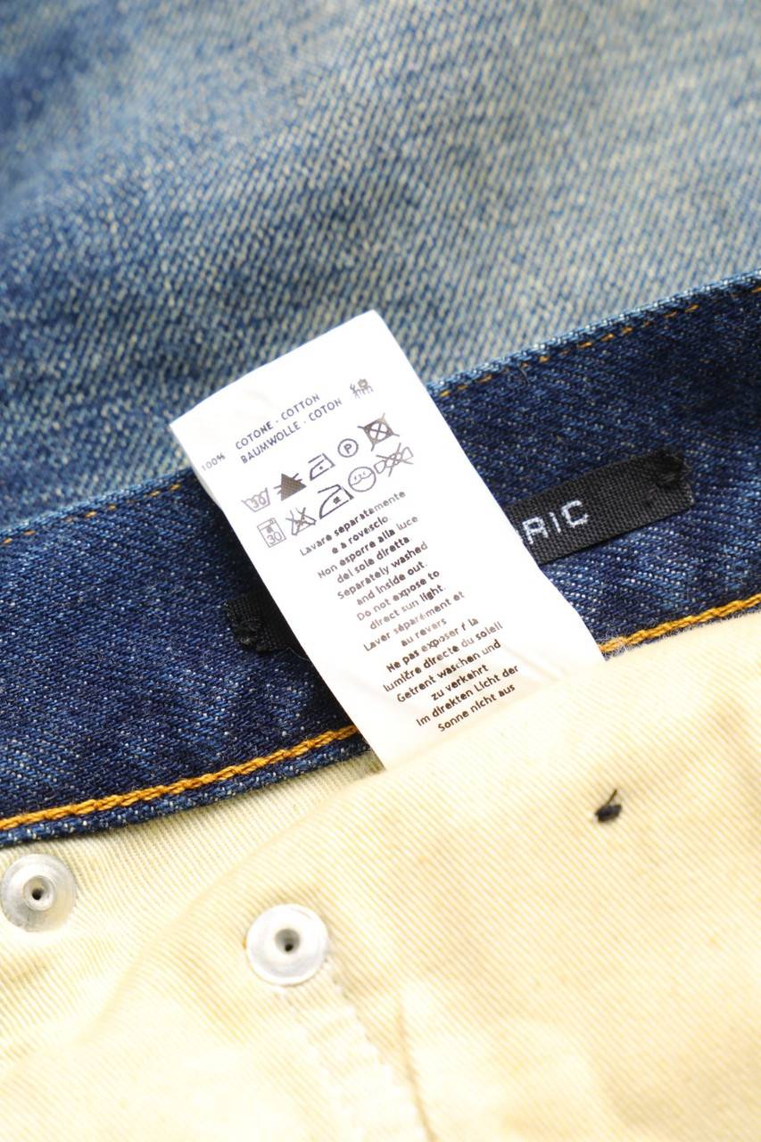 Carou COVERT Used Look Straight Cut Jeans Aus Baumwolle