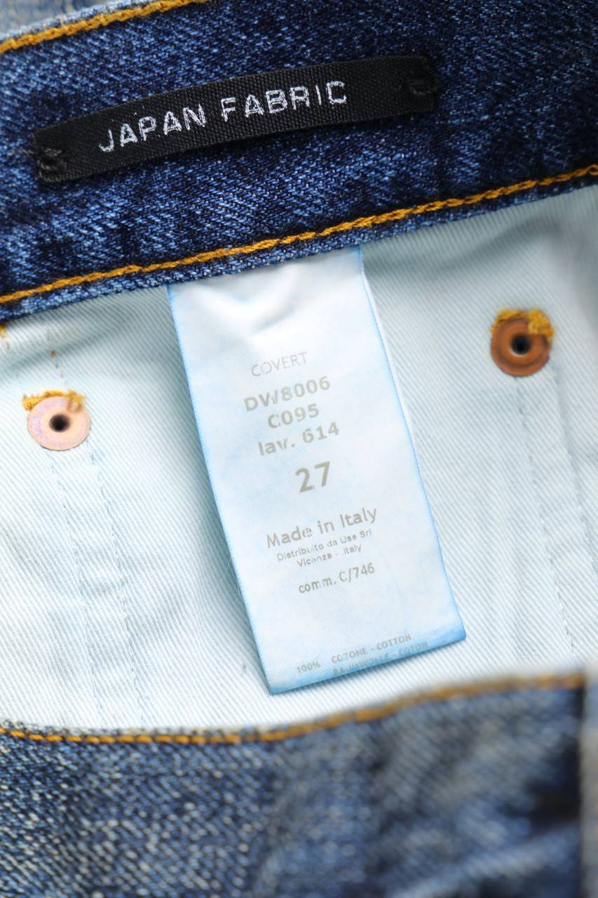 Carou COVERT Used Look Straight Cut Jeans Aus Baumwolle