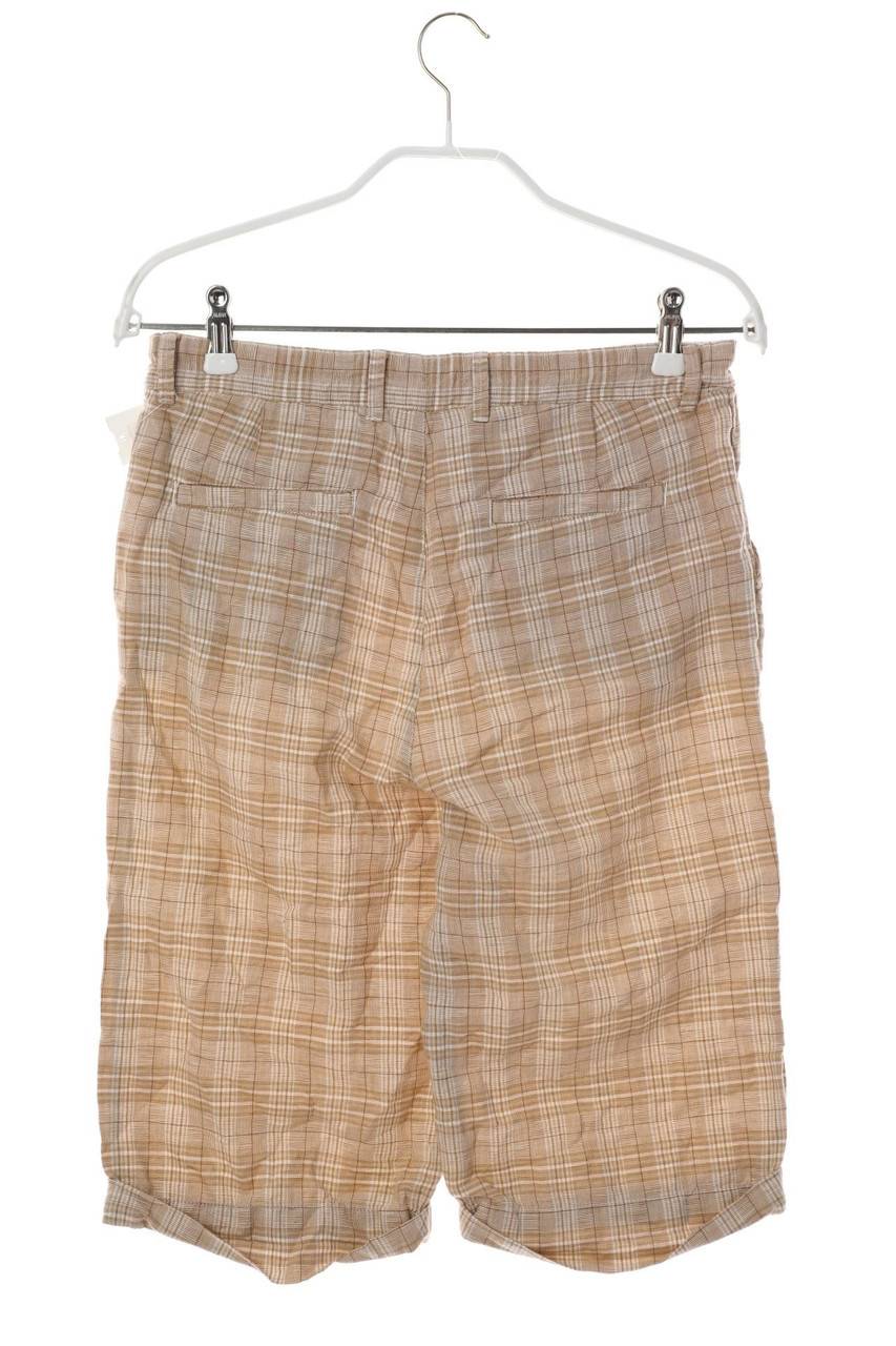 Carou Cyrillus PARIS Shorts Mit Karo-Muster Aus Leinen-Mix
