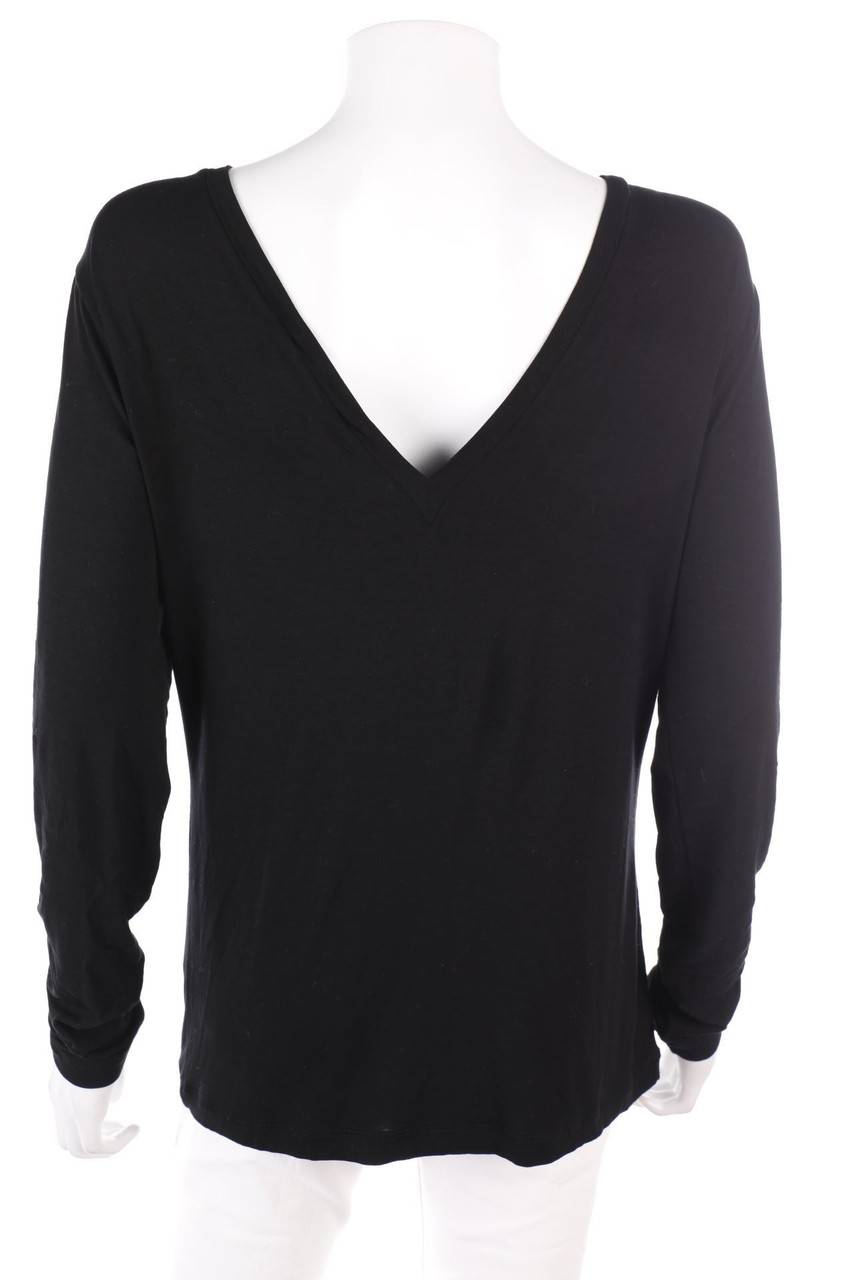 Carou D.EXTERIOR Longsleeve-Shirt Aus Viskose-Mix Mit Applikationen