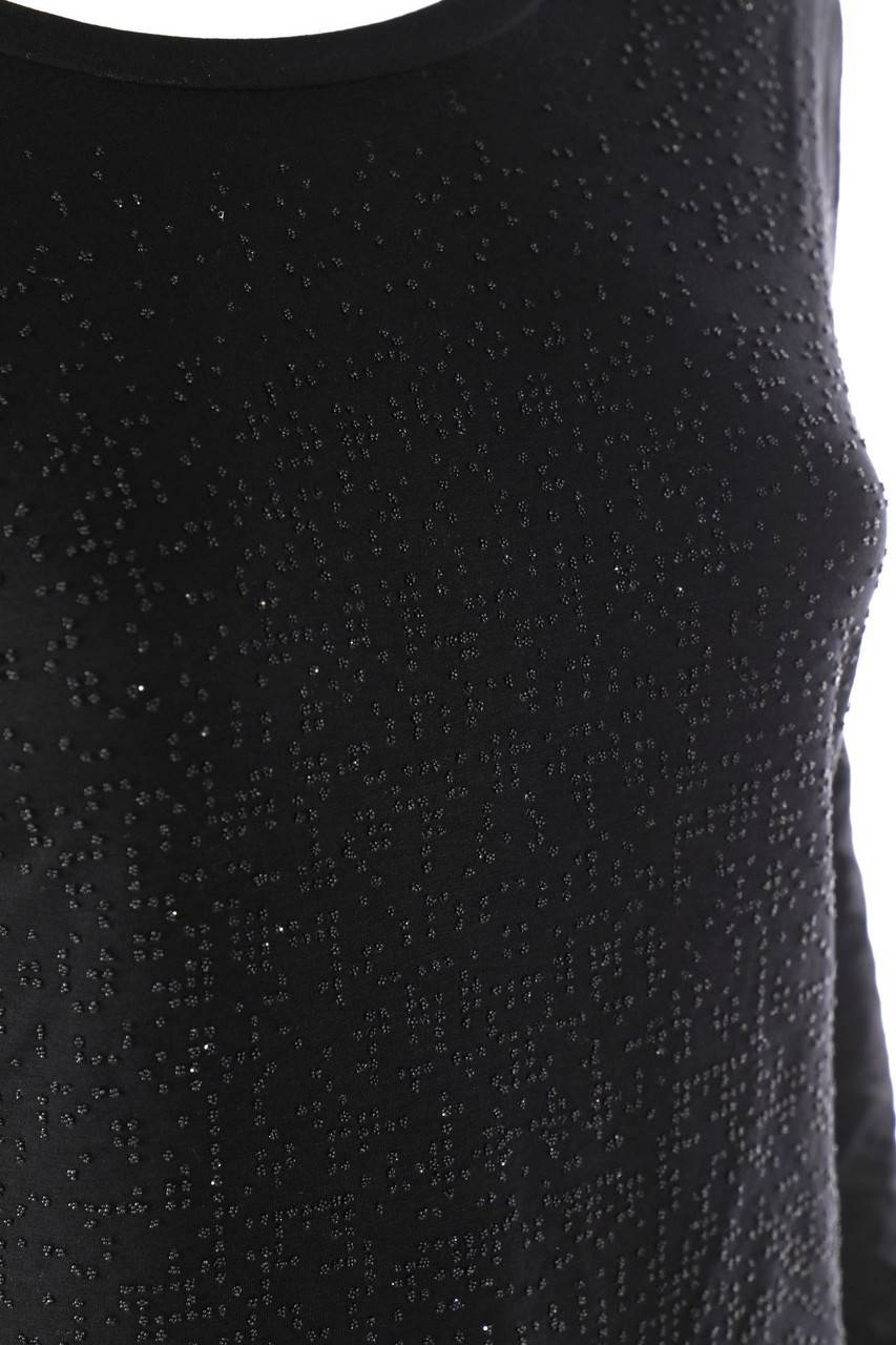 Carou D.EXTERIOR Longsleeve-Shirt Aus Viskose-Mix Mit Applikationen