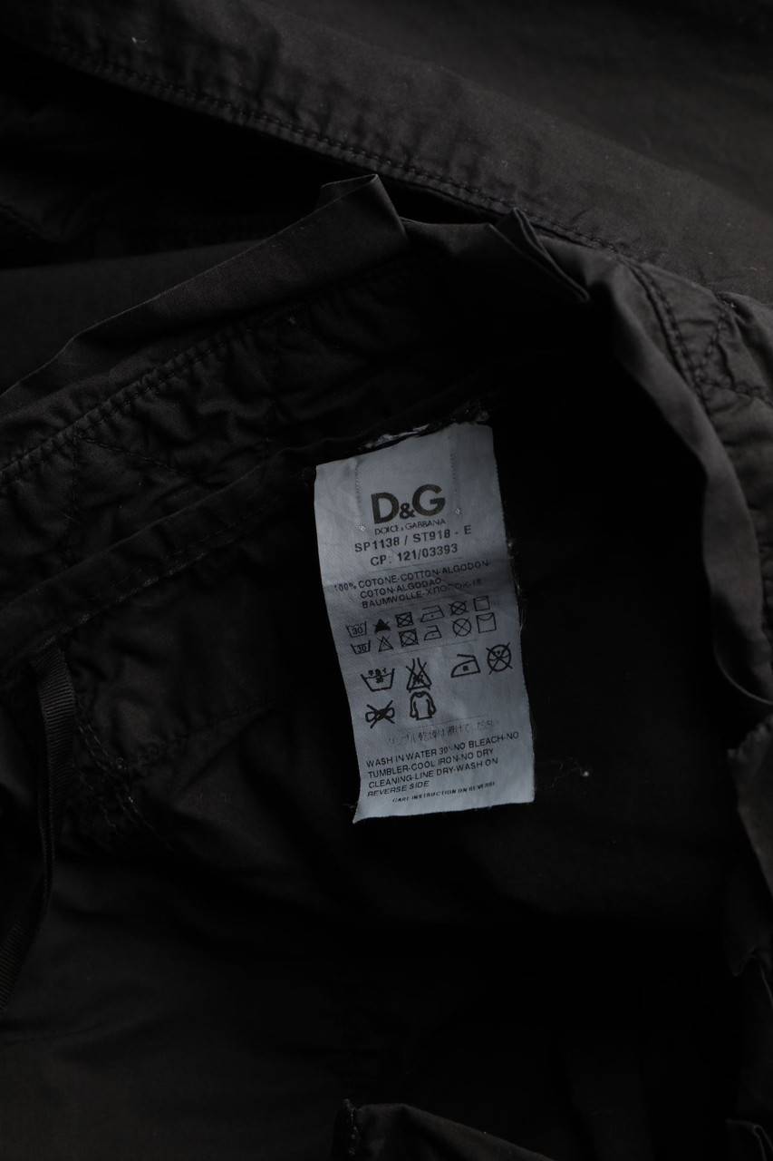 Carou D&G DOLCE & GABBANA Paperbag-Hose Aus Baumwolle