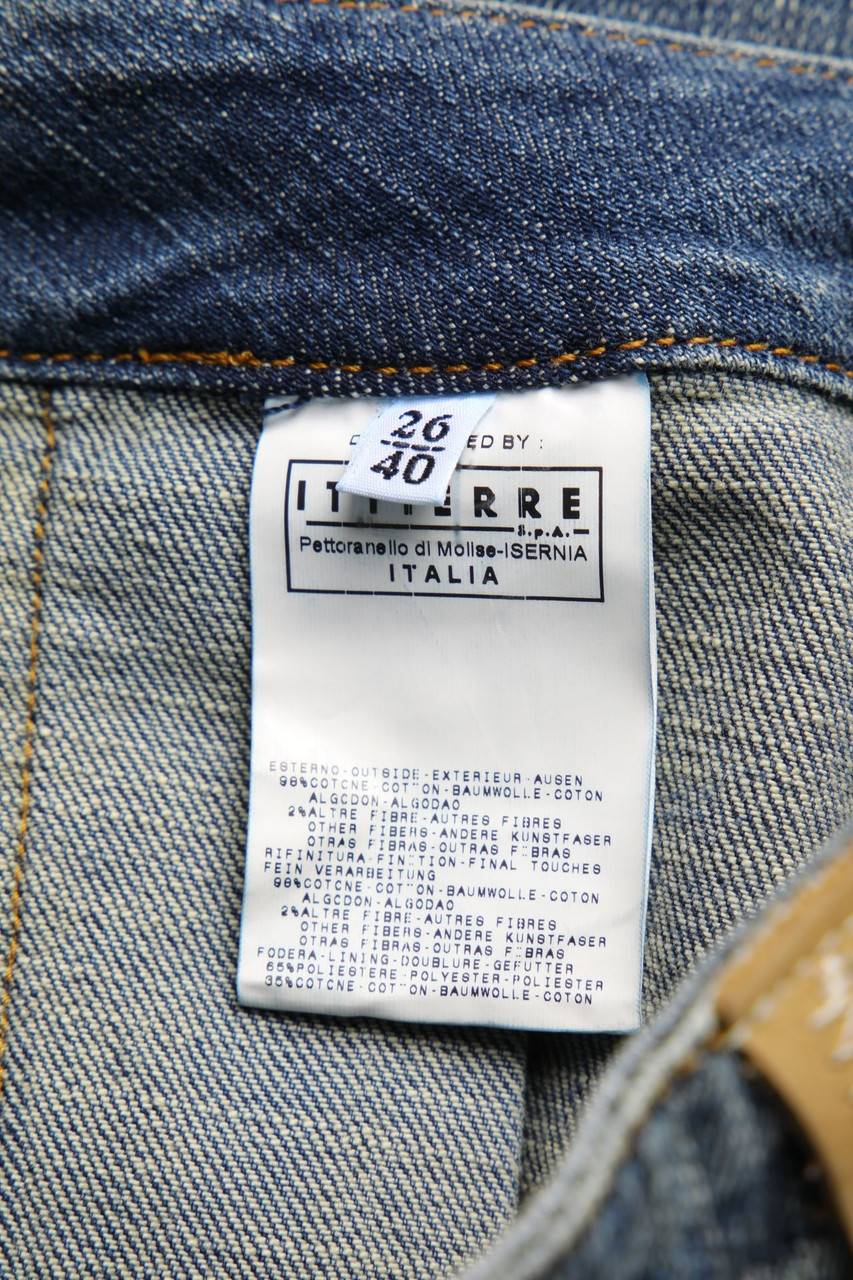 Carou D&G DOLCE & GABBANA Vintage-Jeansrock Mit Wolle
