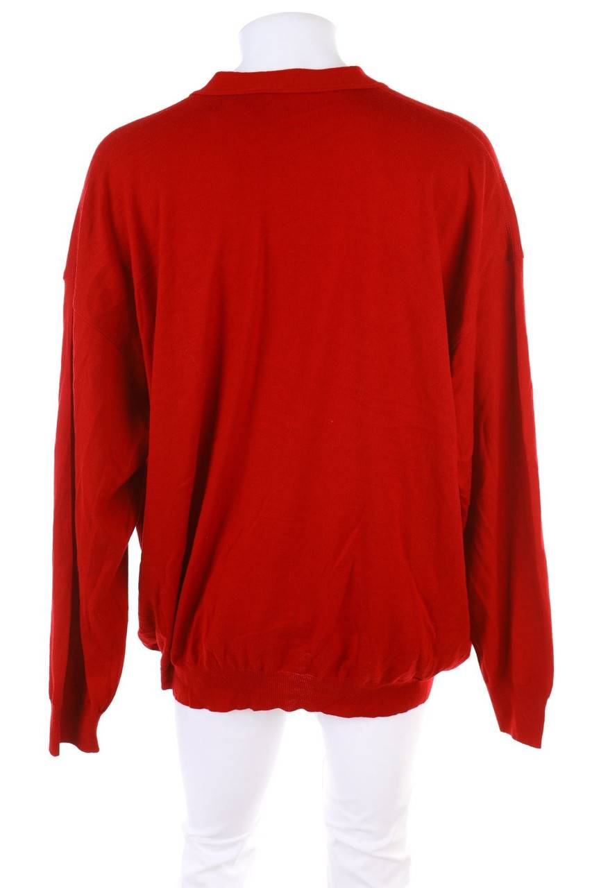 Carou DALMINE UOMO Cardigan Aus Reiner Schurwolle Mit Chevron-Streifen