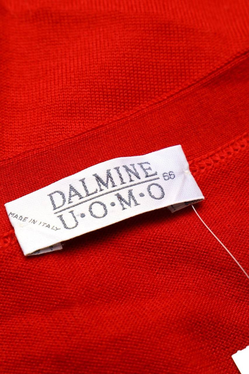 Carou DALMINE UOMO Cardigan Aus Reiner Schurwolle Mit Chevron-Streifen