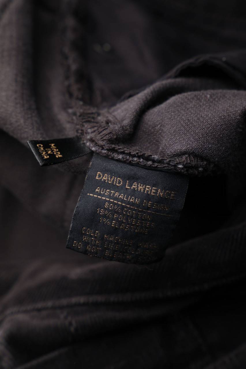 Carou DAVID LAWRENCE Cord-Hose Aus Baumwoll-Mix Mit Logo-Plakette