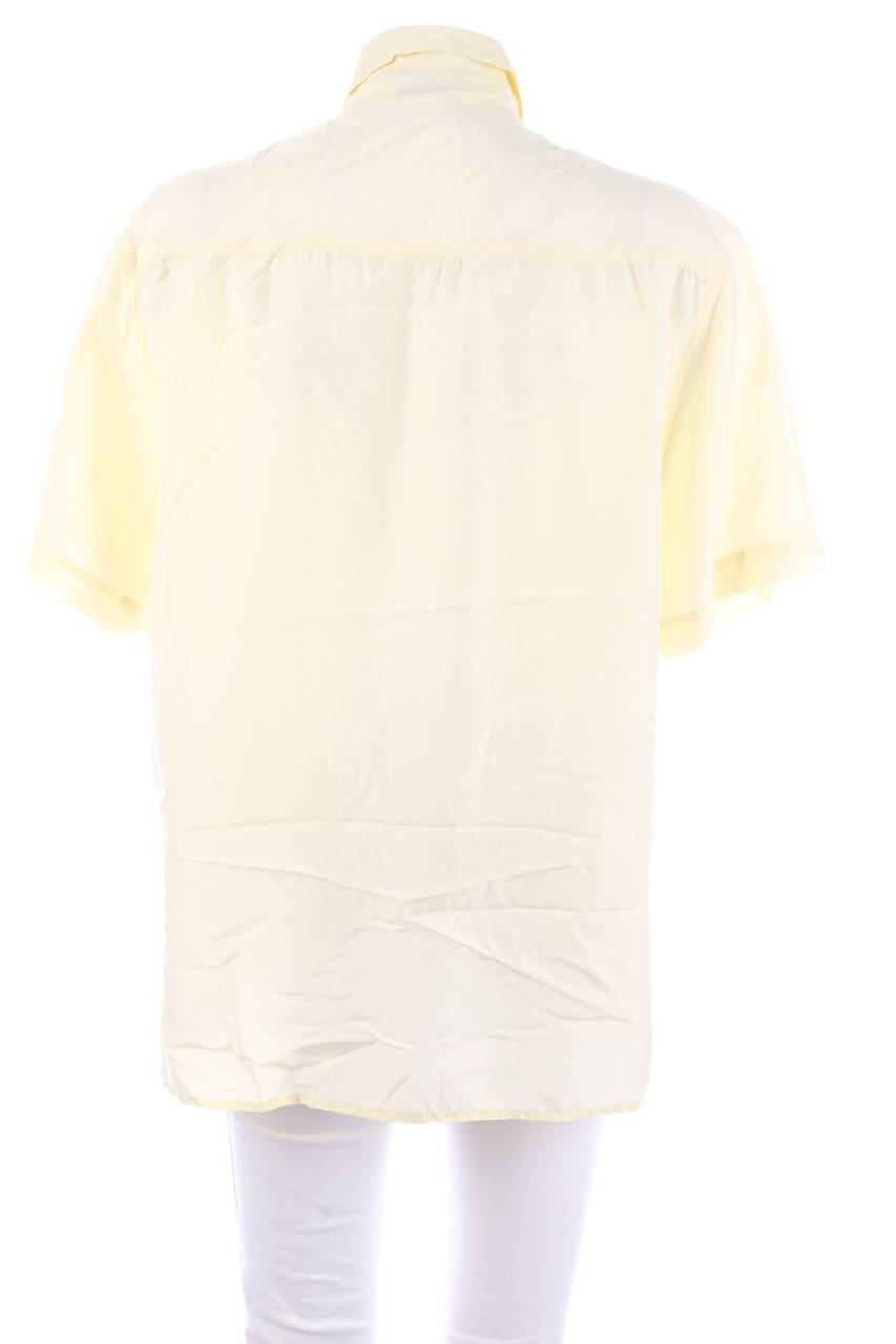 Carou DeVille Hemd-Bluse Mit Kurzem Ärmel Aus Seide