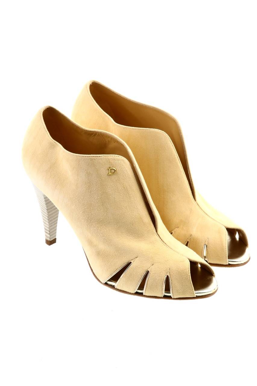Carou DIBRERA BY PAOLO ZANOLI Echt-Leder-Stiefeletten mit Cut-out