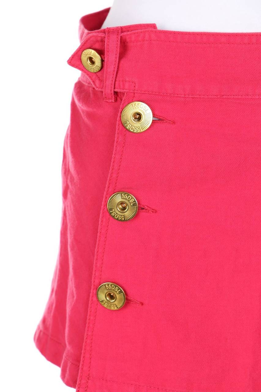 Carou DIESEL 55DSL Vintage-Mini-Jeansrock Mit Knöpfen