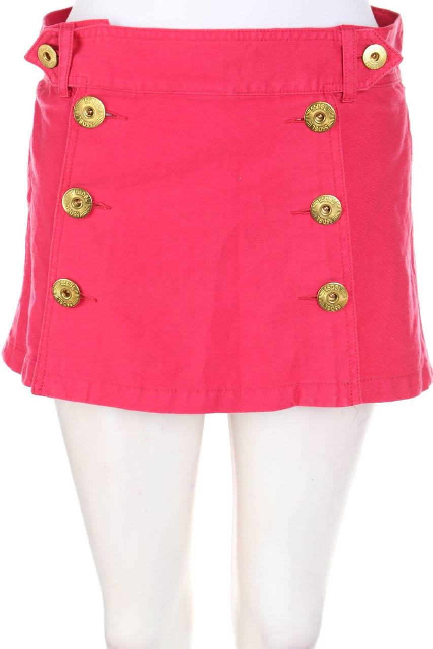 Carou DIESEL 55DSL Vintage-Mini-Jeansrock mit Knöpfen
