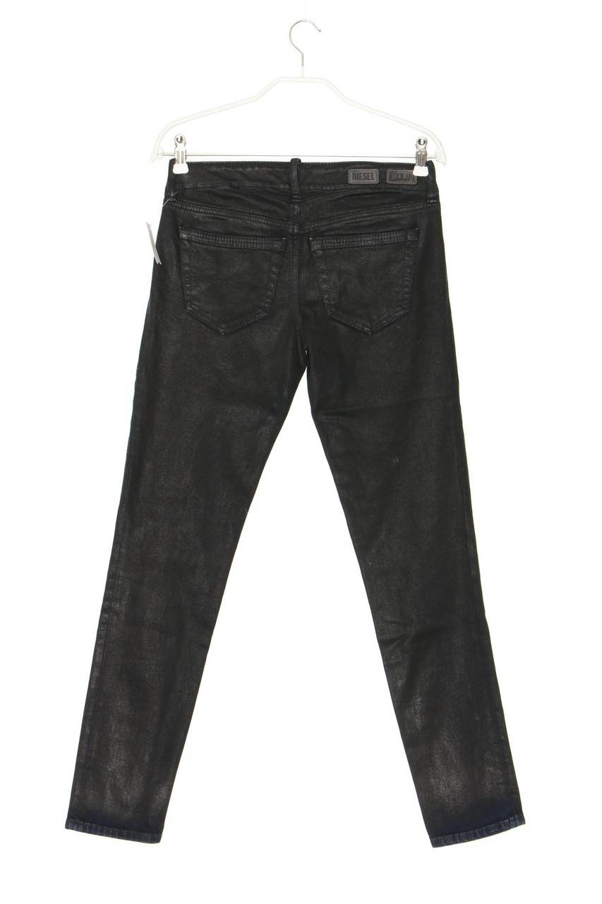 Carou DIESEL + EDUN Coated Skinny-Jeans Aus Baumwoll-Mix