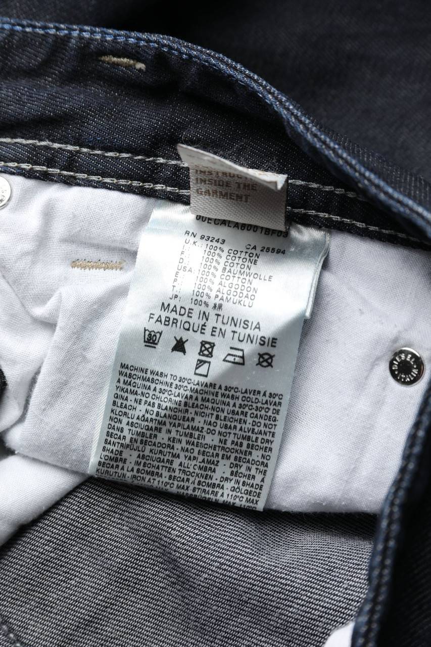 Carou Diesel Industry Straight Cut Jeans Mit Logo-Stickerei