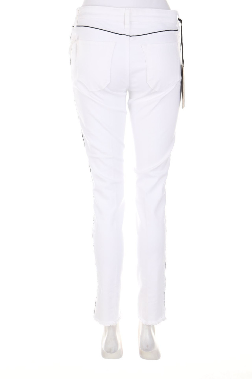 Carou DON´T CRY Straight Cut Jeans Mit Paspelierung
