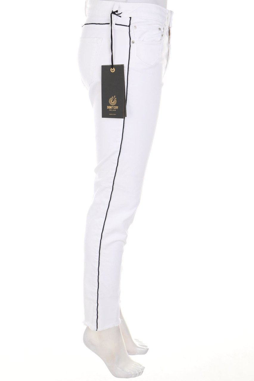 Carou DON´T CRY Straight Cut Jeans mit Paspelierung