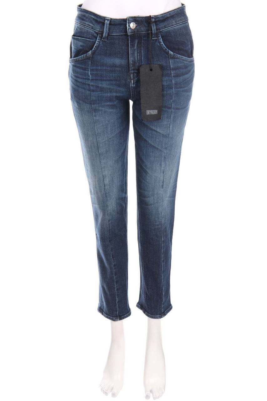 Carou DRYKORN Used Look Straight Cut Jeans mit Stretch