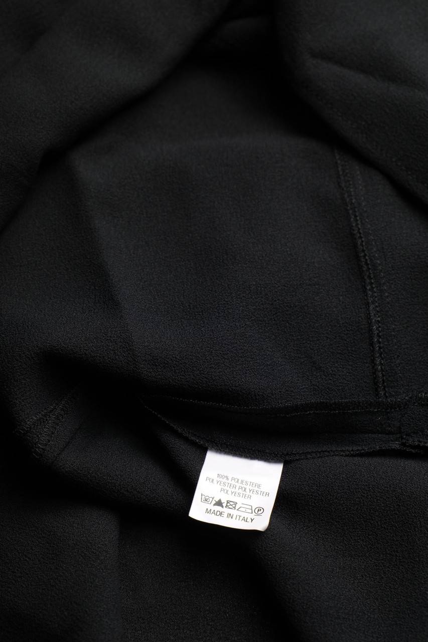 Carou DUYAN Milano Clean Chic-Kurzarm-Bluse Aus Crêpe