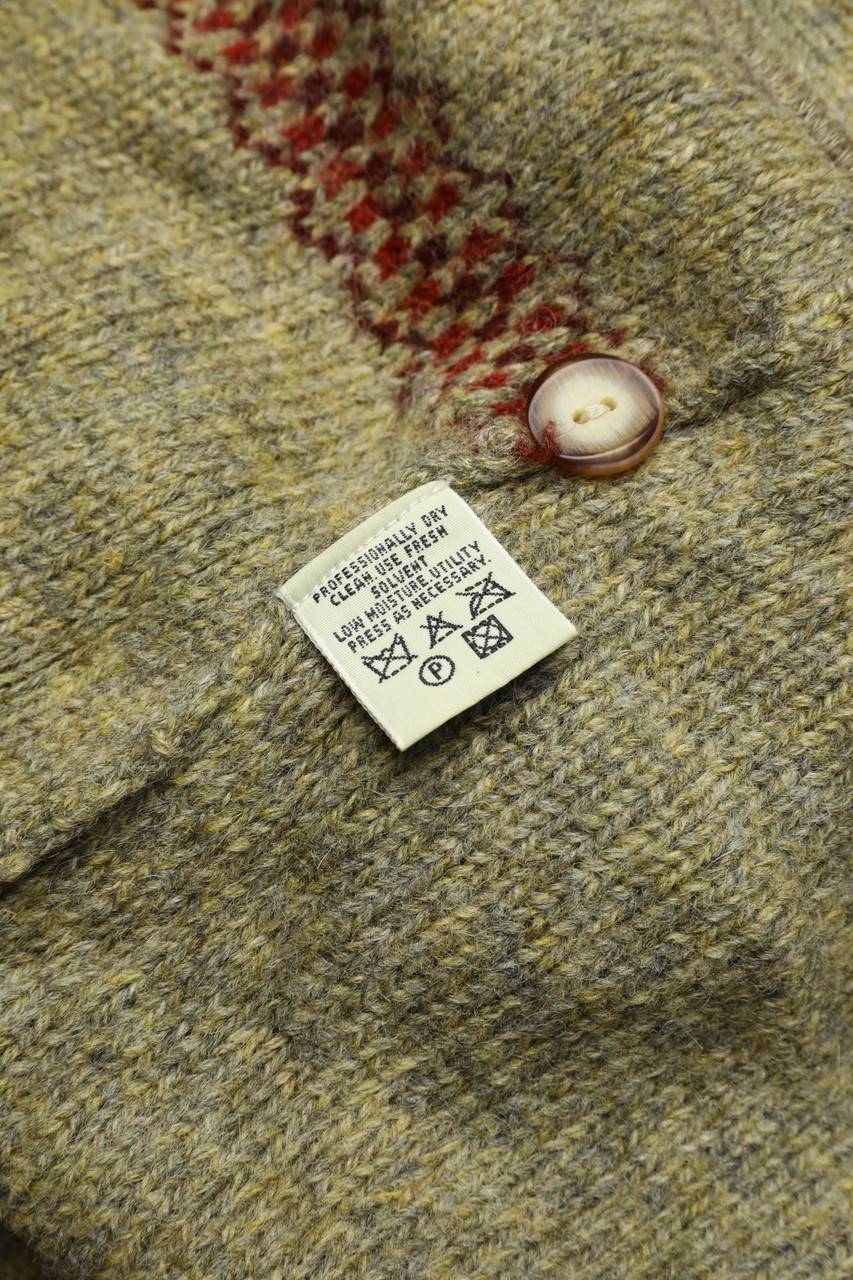 Carou Eddie Bauer Vintage-Weste Aus Wolle Mit Muster