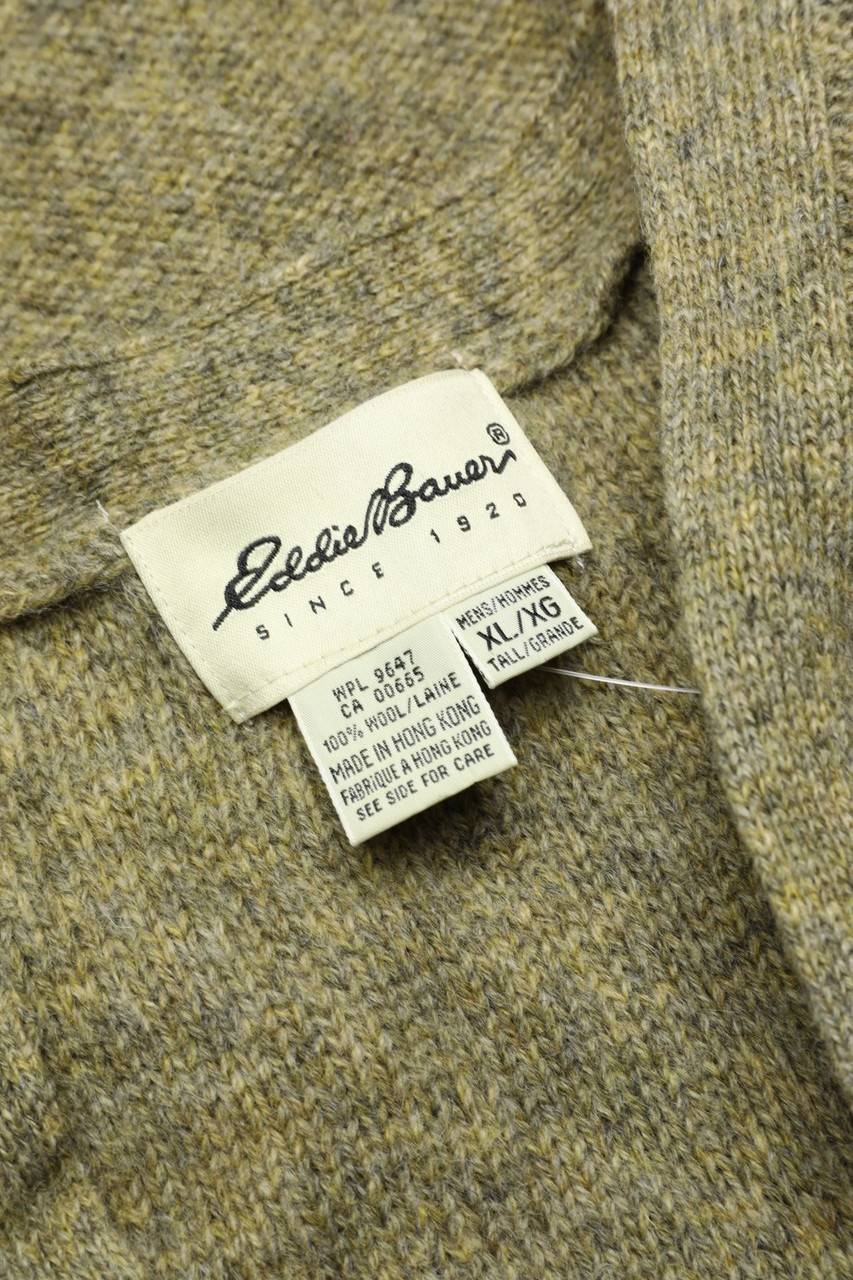 Carou Eddie Bauer Vintage-Weste Aus Wolle Mit Muster