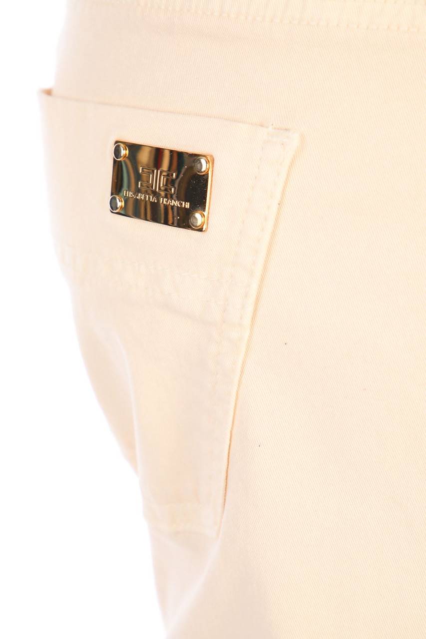 Carou ELISABETTA FRANCHI Skinny-Jeans Mit Logo-Plakette