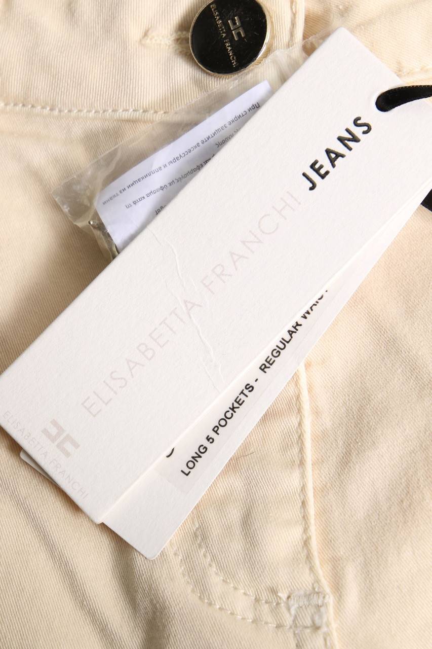 Carou ELISABETTA FRANCHI Skinny-Jeans Mit Logo-Plakette