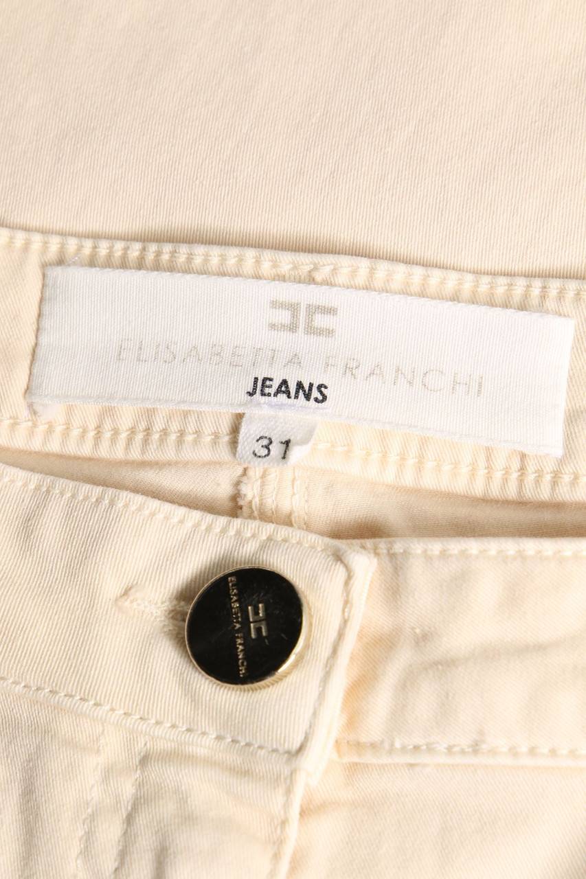 Carou ELISABETTA FRANCHI Skinny-Jeans Mit Logo-Plakette