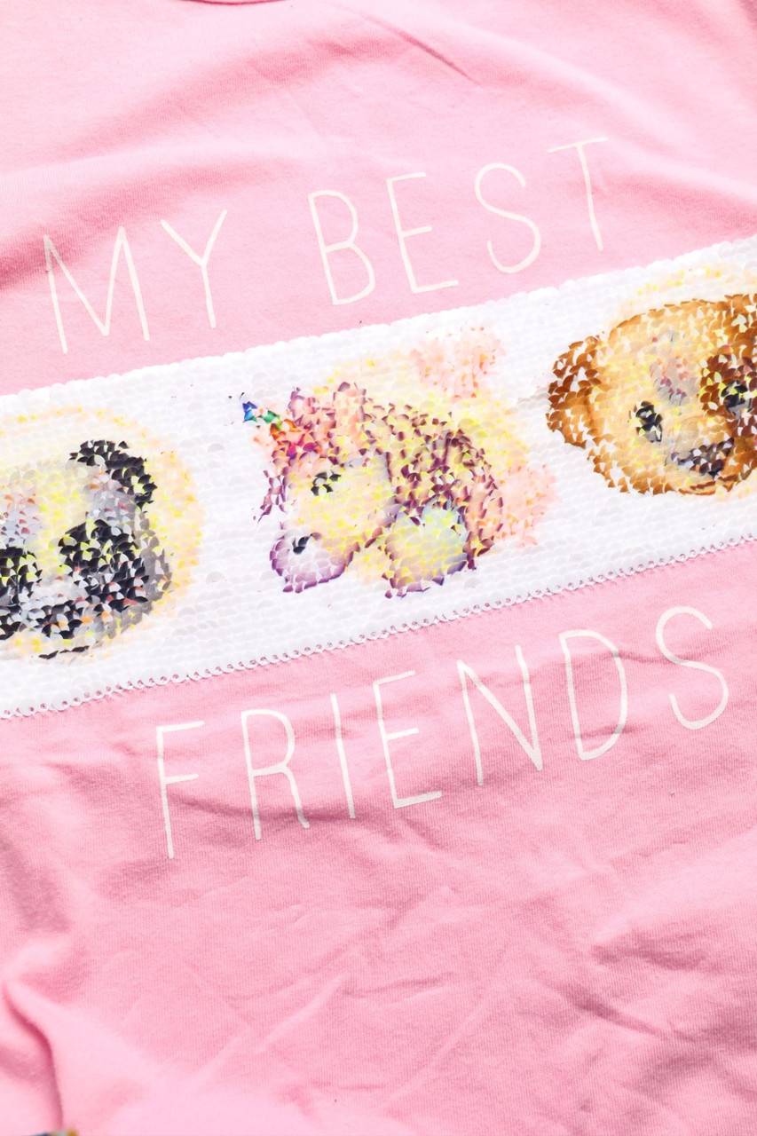 Carou Emoji THE ICONIC BRAND Cold-Shoulder-T-Shirt Mit Wende-Pailletten
