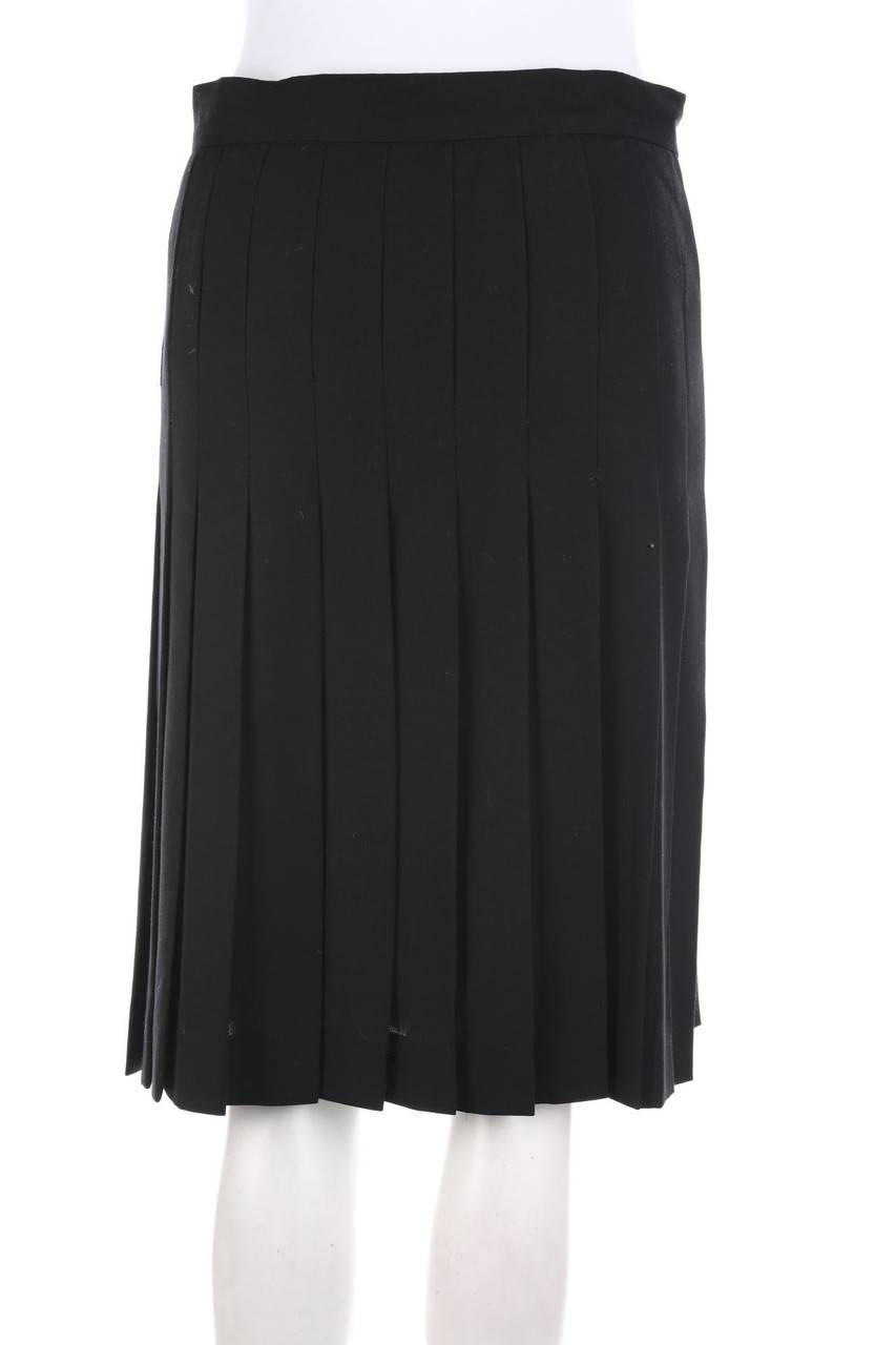 Carou ESCADA MARGARETHA LEY Vintage-Falten-Rock Aus Schurwoll-Mix