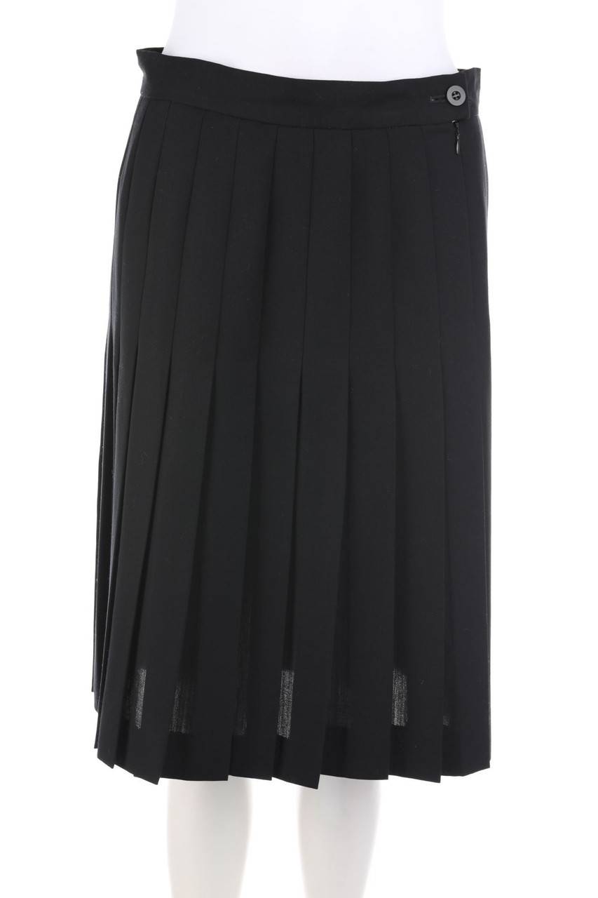 Carou ESCADA MARGARETHA LEY Vintage-Falten-Rock aus Schurwoll-Mix