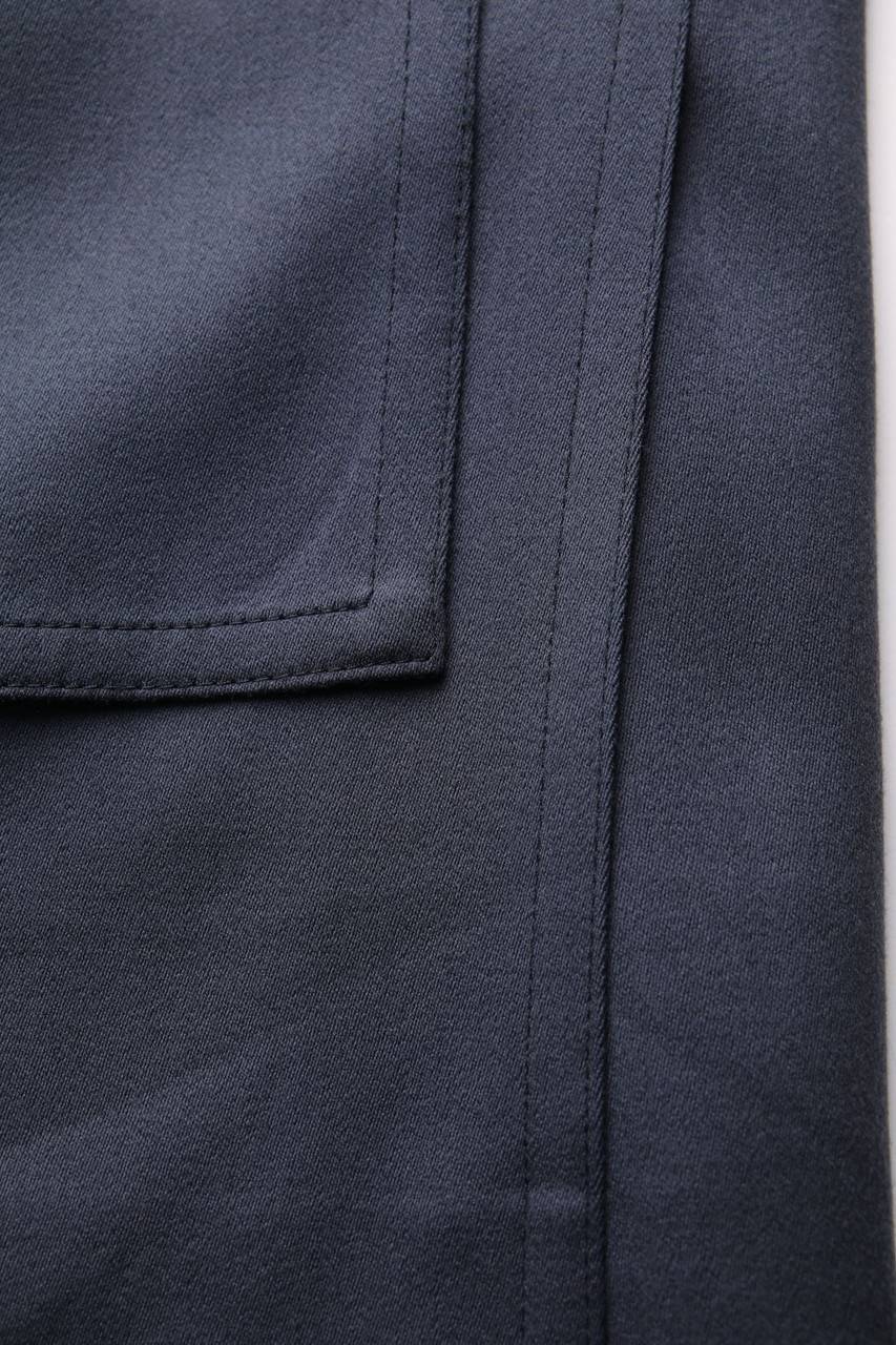 Carou ESCADA Vintage-Midirock Aus Reiner Schurwolle Im Layer Look