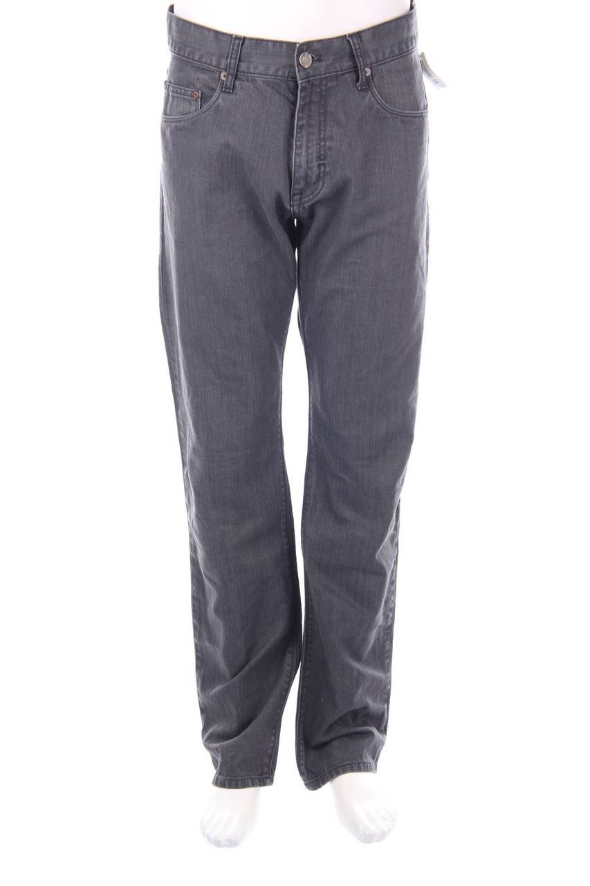 Carou ESPRIT Used Look Straight Cut Jeans mit Logo-Patch