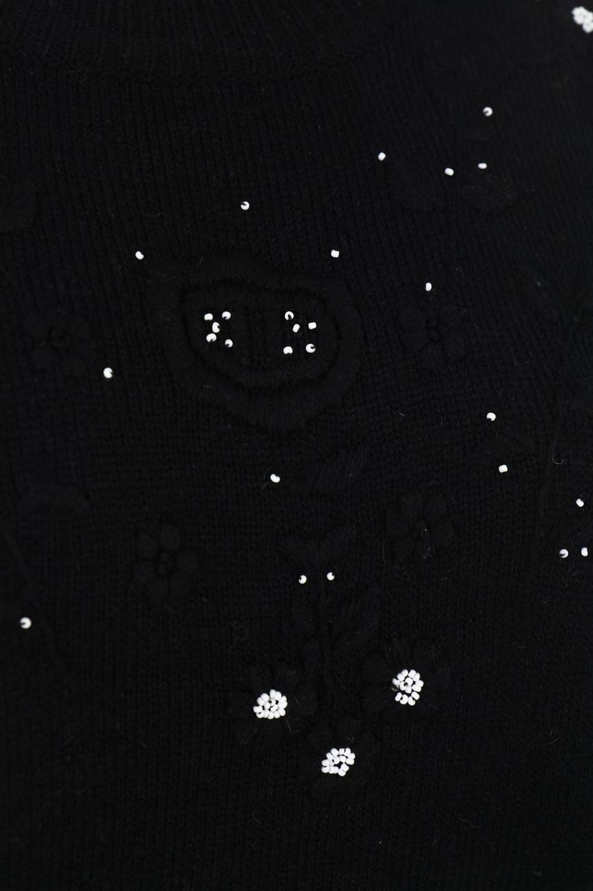 Carou Fashion International Strick-Pullover Mit Perlen