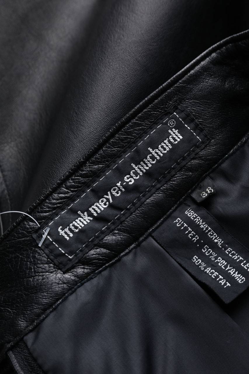 Carou Frank Meyer Schuchardt Vintage-Lederrock Mit Schlitz