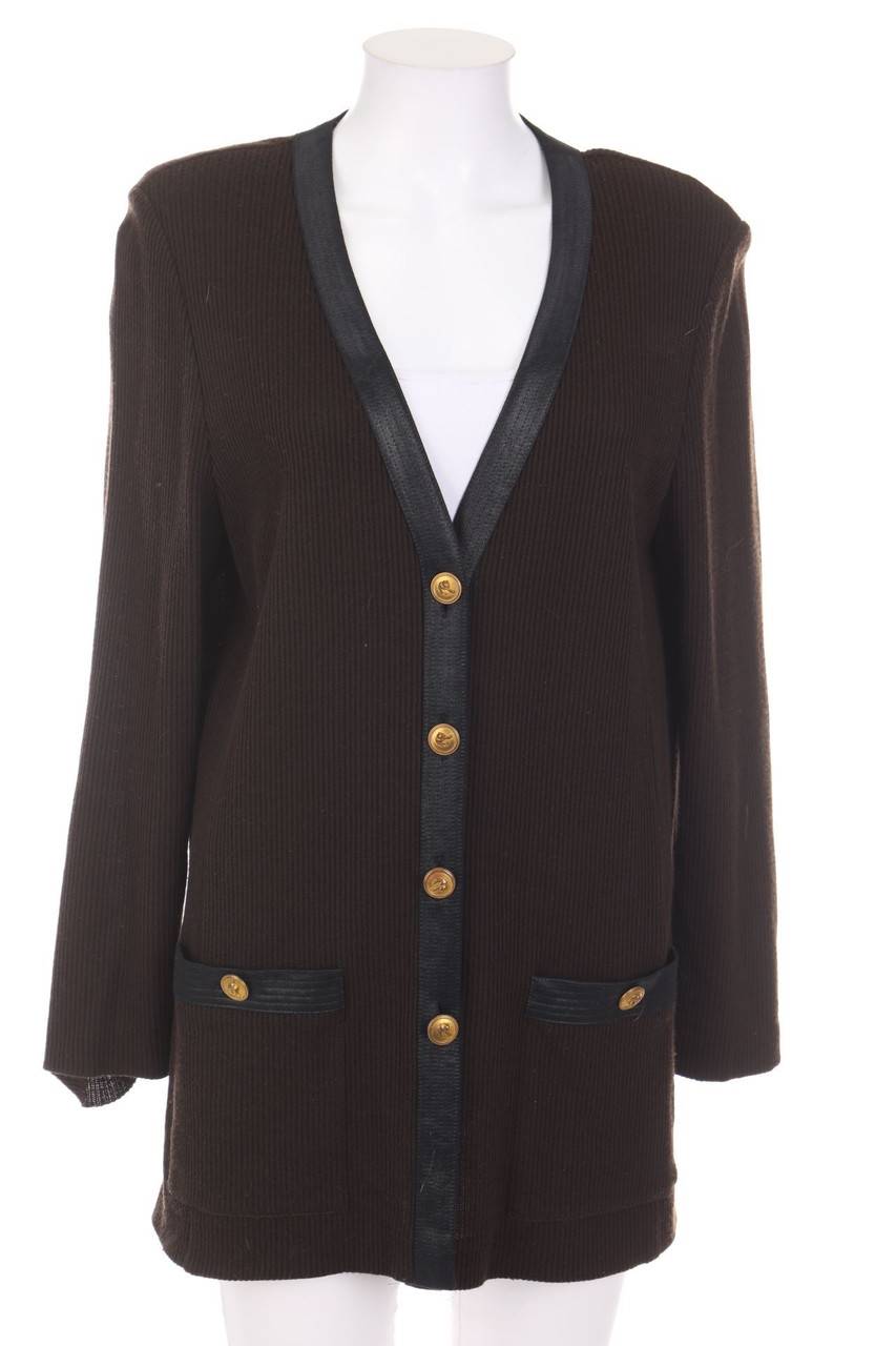 Carou FRANKENWÄLDER Cardigan mit aufgesetzten Taschen