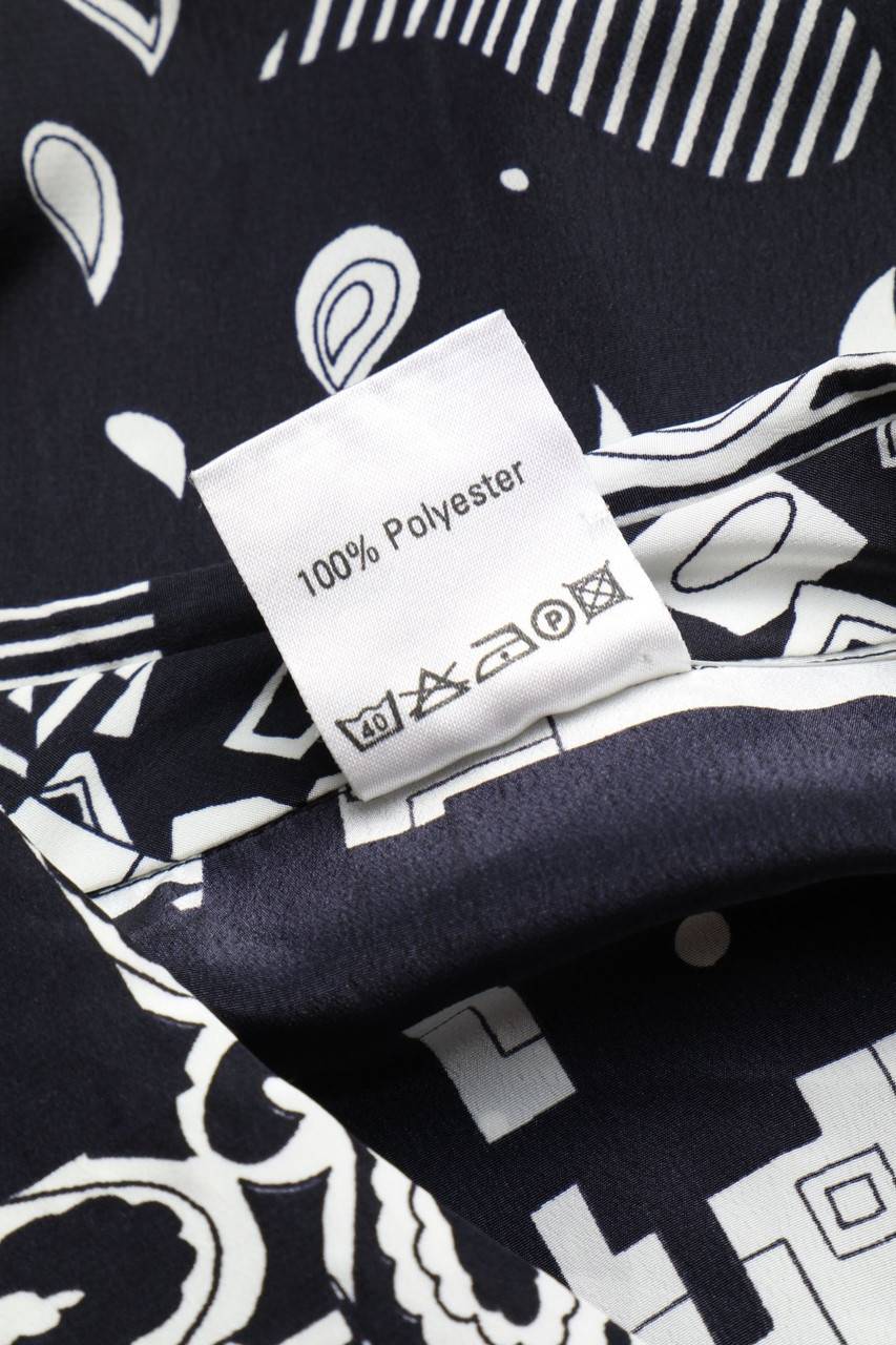 Carou FRANKENWÄLDER Hemd-Bluse Mit Geometrischem Muster