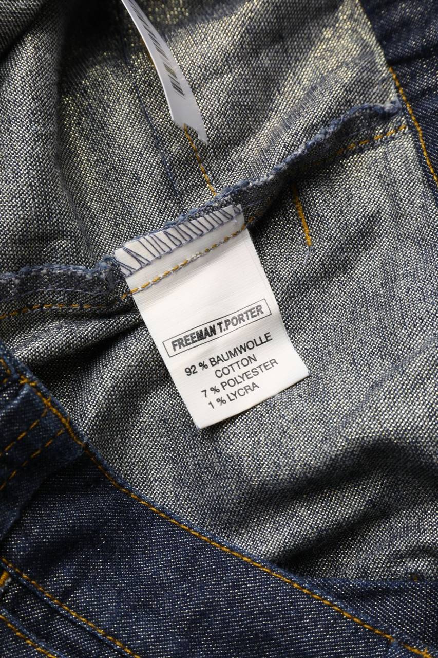 Carou Freeman T. Porter Glitzer-Dark Denim Flared Jeans