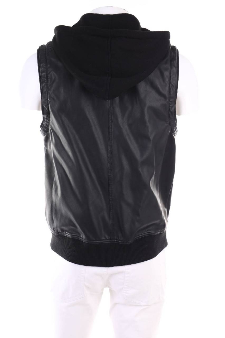 Carou G By GUESS Faux Leather-Weste Mit Logo-Plakette
