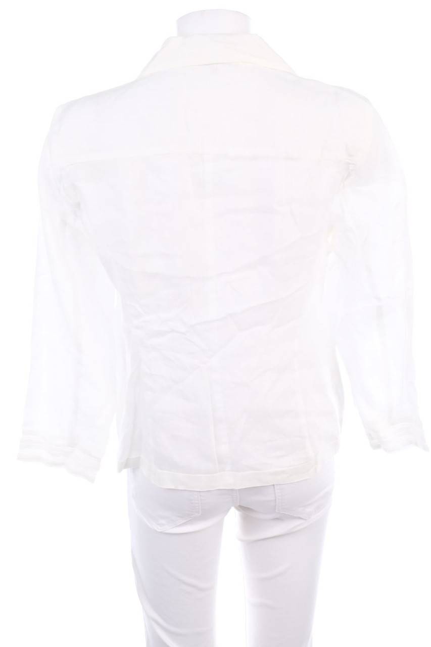 Carou GERARD DAREL Hemd-Bluse Aus Leinen Mit Biesen